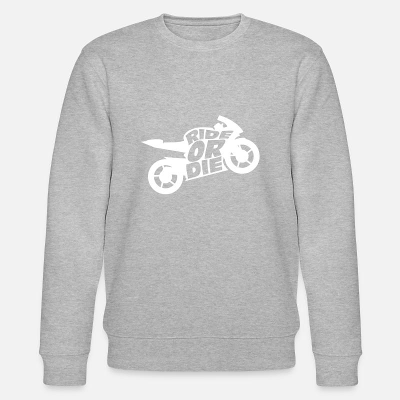 Reiten oder sterben - Stanley/Stella Unisex Bio-Sweatshirt CHANGER  - Grau meliert