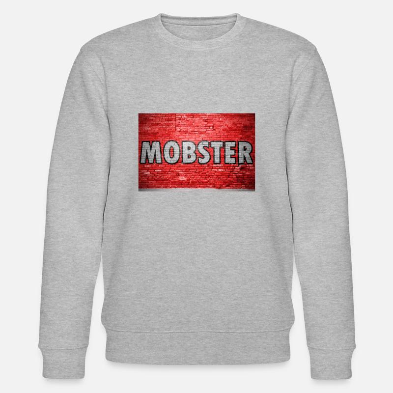 Mobster Graffiti - Stanley/Stella Unisex Bio-Sweatshirt CHANGER  - Grau meliert