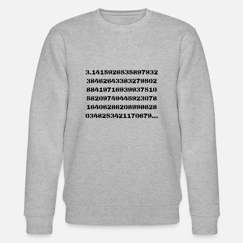 Pi - Stanley/Stella Unisex Bio-Sweatshirt CHANGER  - Grau meliert