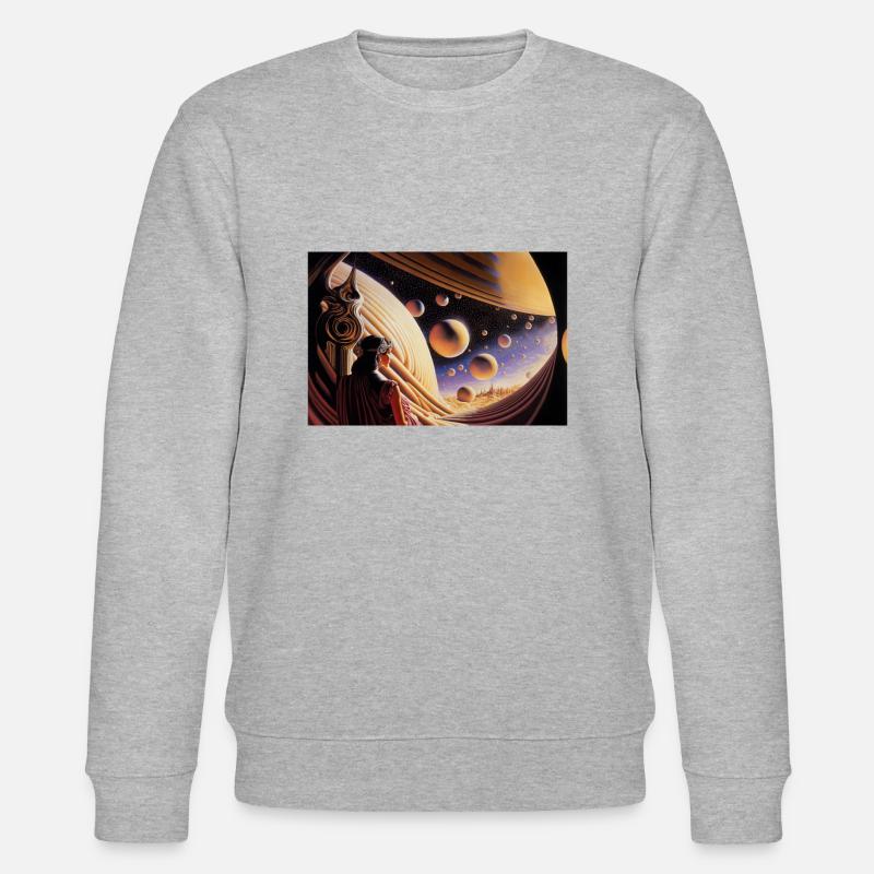 Haytch l’essence du cosmos - Sweat bio CHANGER Stanley/Stella Unisexe - gris chiné