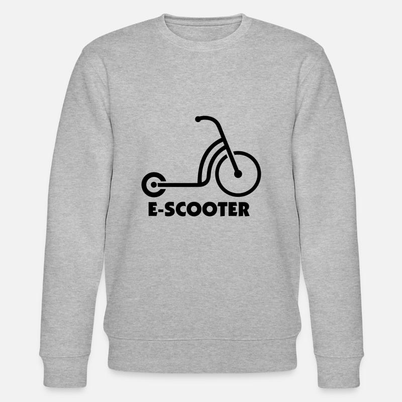 E-Scooter E-Roller Scooter - Sweat bio CHANGER Stanley/Stella Unisexe - gris chiné