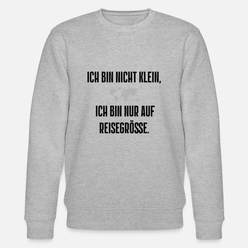 Spruch 9 - Stanley/Stella Unisex Bio-Sweatshirt CHANGER  - Grau meliert