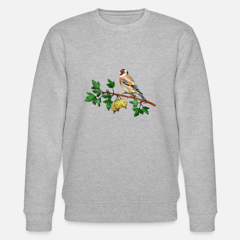 Bunter Vogel - Stanley/Stella Unisex Bio-Sweatshirt CHANGER  - Grau meliert