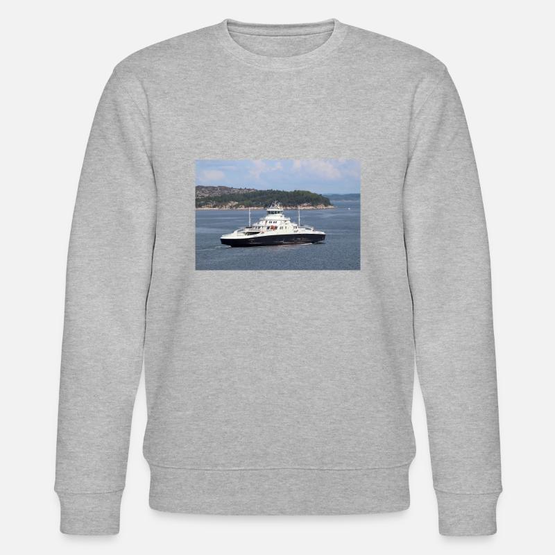 Møkstrafjord - Stanley/Stella Unisex Bio-Sweatshirt CHANGER  - Grau meliert