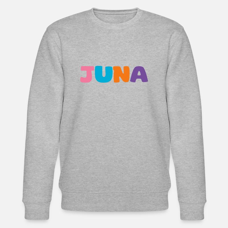 Name - Juna - Stanley/Stella Unisex Bio-Sweatshirt CHANGER  - Grau meliert
