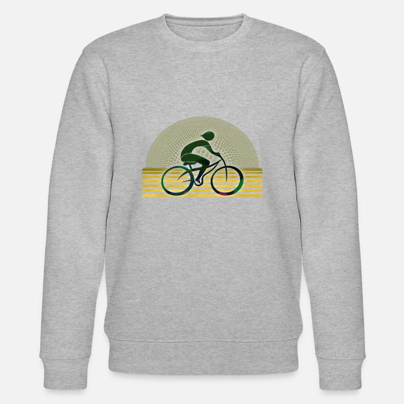 Radfahrer - Stanley/Stella Unisex Bio-Sweatshirt CHANGER  - Grau meliert