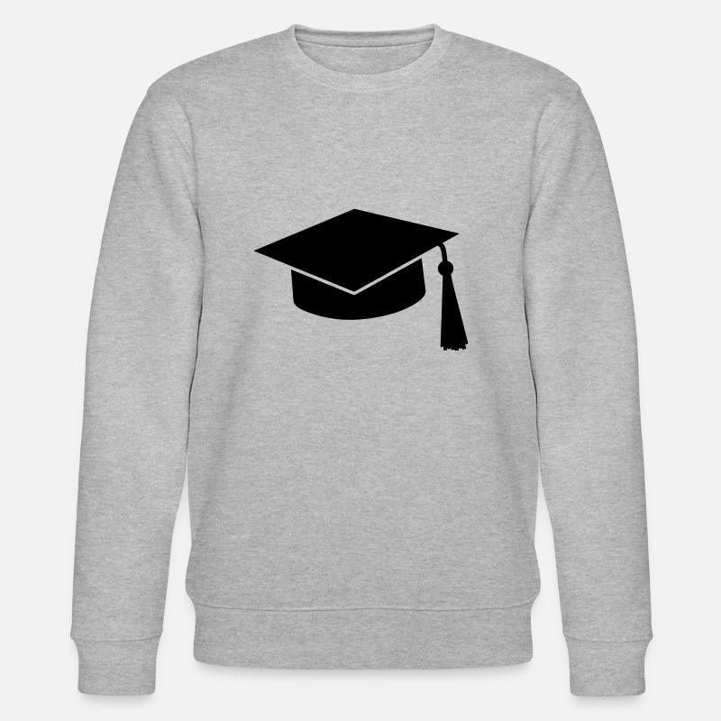 graduation hat - Sweat bio CHANGER Stanley/Stella Unisexe - gris chiné
