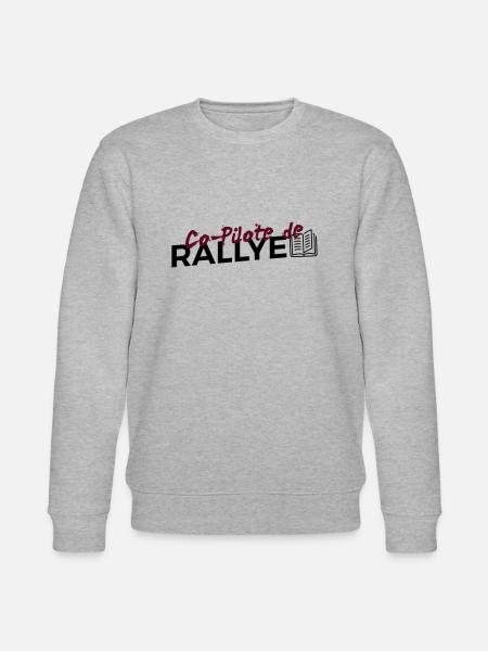 Copilote de Rallye - Sweat bio CHANGER Stanley/Stella Unisexe - gris chiné