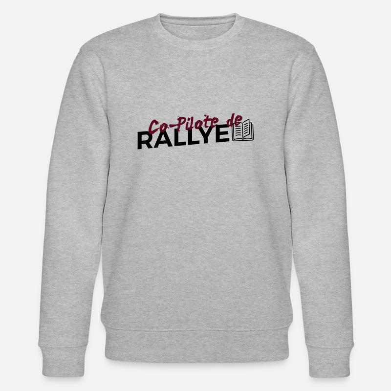 Copilote de Rallye - Sweat bio CHANGER Stanley/Stella Unisexe - gris chiné