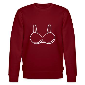 soutien-gorge - Sweat bio CHANGER Stanley/Stella Unisexe - bordeaux - Devant - Nik (191cm) & Marisol (170cm)