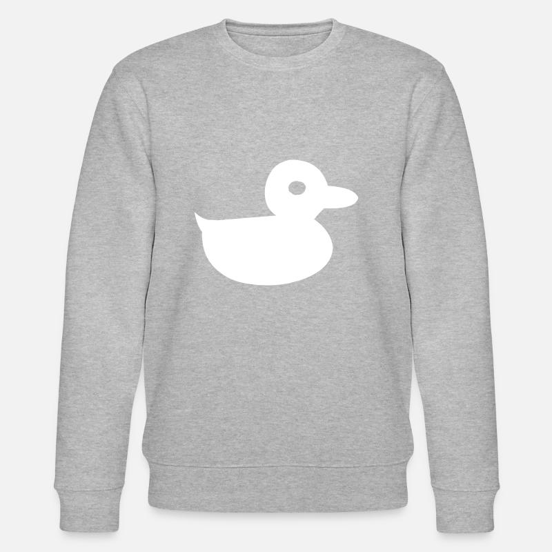Niedliche Ente - Stanley/Stella Unisex Bio-Sweatshirt CHANGER - Grau meliert