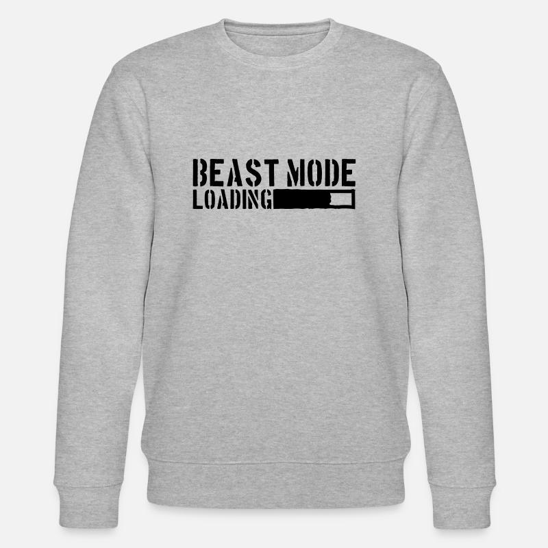 Beast Mode Loading Power - Stanley/Stella CHANGER Unisex Organic Sweatshirt - heather grey