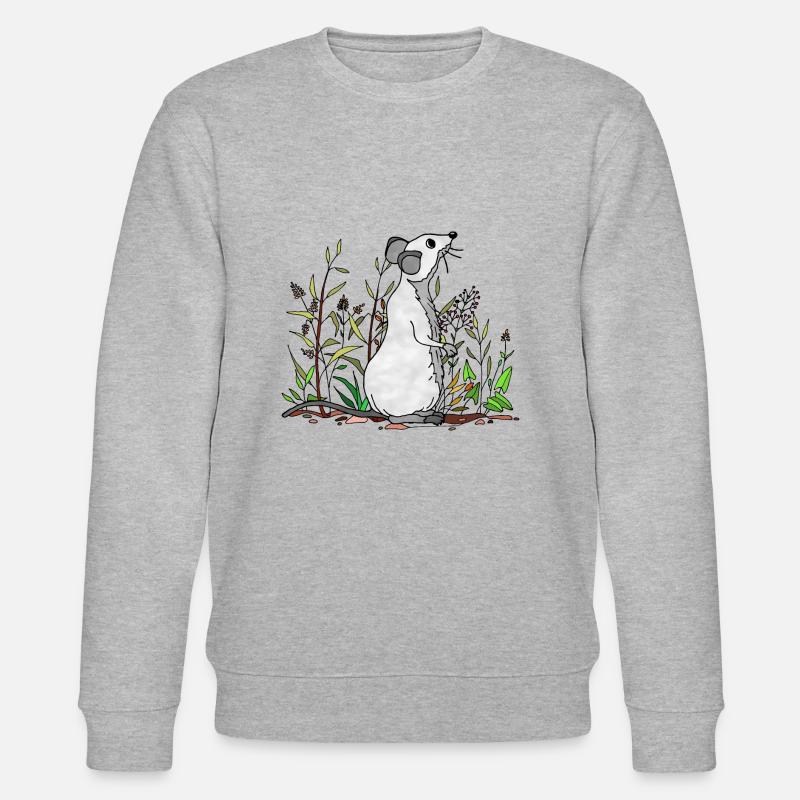 Maus - Stanley/Stella Unisex Bio-Sweatshirt CHANGER  - Grau meliert