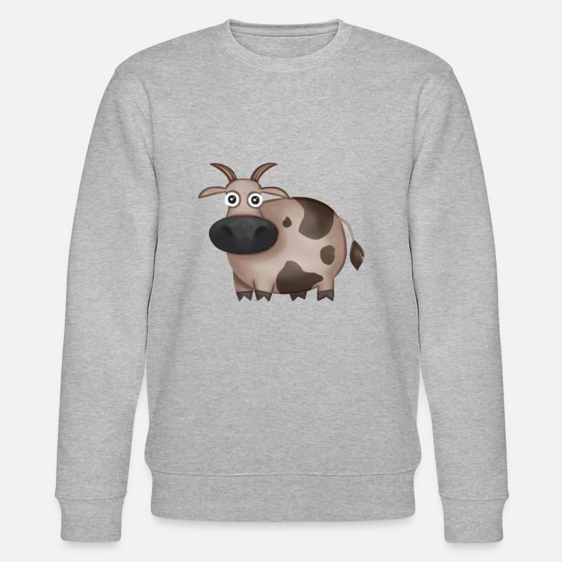 Vache - Sweat bio CHANGER Stanley/Stella Unisexe - gris chiné
