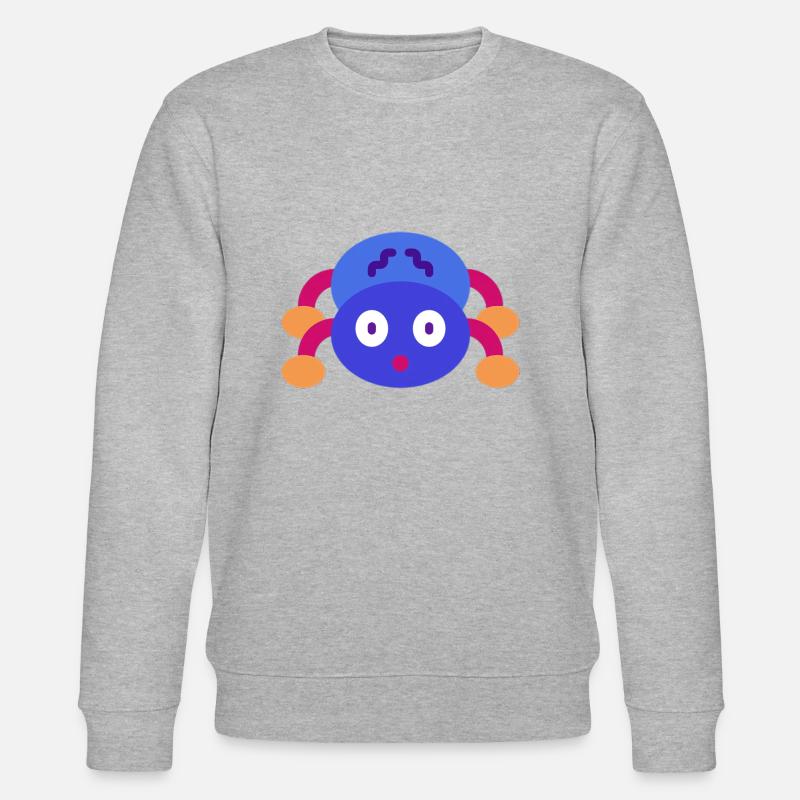 Spinne - Stanley/Stella Unisex Bio-Sweatshirt CHANGER  - Grau meliert