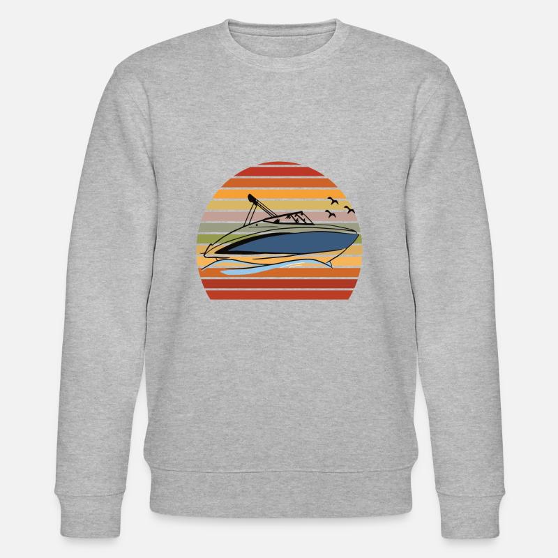 Bateau bateau de conduite groupe - Sweat bio CHANGER Stanley/Stella Unisexe - gris chiné