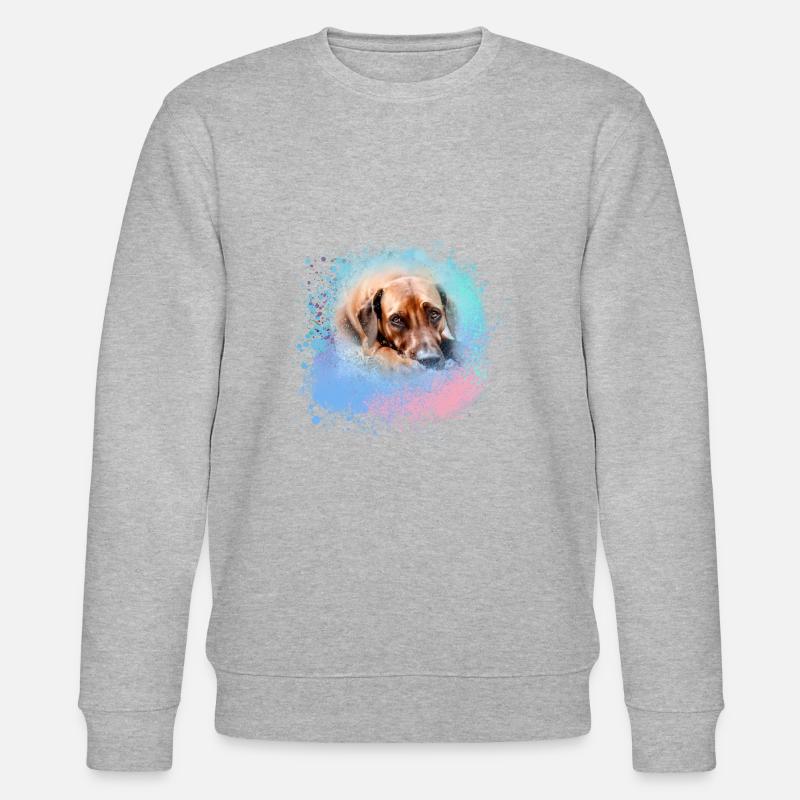 rhodesianridgeback, dog,dog ,graffiti,pink - Stanley/Stella CHANGER Unisex Organic Sweatshirt - heather grey