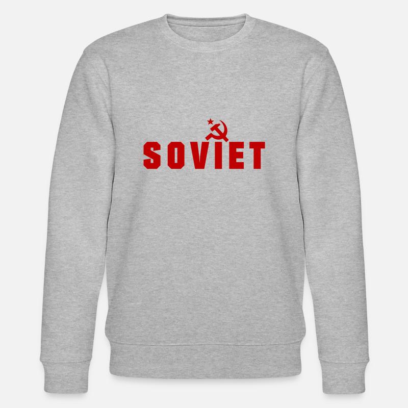 Soviet - Russland - Stanley/Stella Unisex Bio-Sweatshirt CHANGER  - Grau meliert