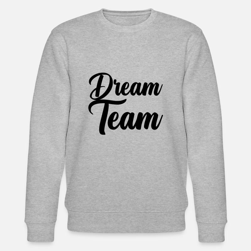 Dream Team - Stanley/Stella Unisex Bio-Sweatshirt CHANGER  - Grau meliert
