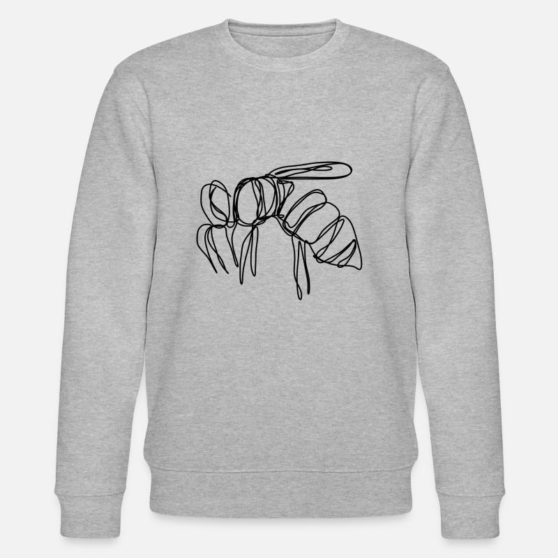 Abeille - Sweat bio CHANGER Stanley/Stella Unisexe - gris chiné