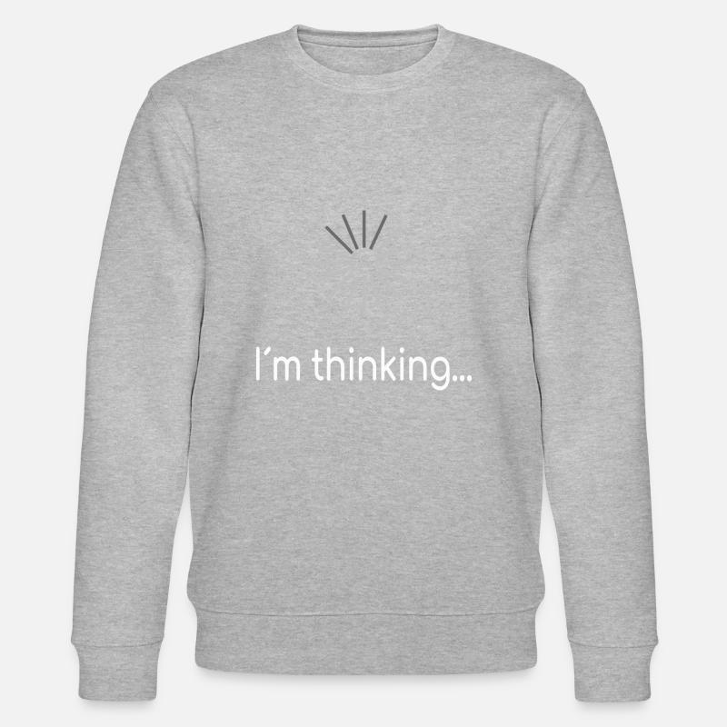 Je pense - Sweat bio CHANGER Stanley/Stella Unisexe - gris chiné