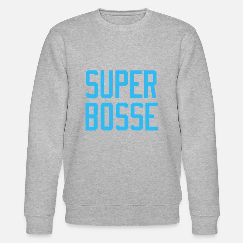 Super Boss - Sweat bio CHANGER Stanley/Stella Unisexe - gris chiné