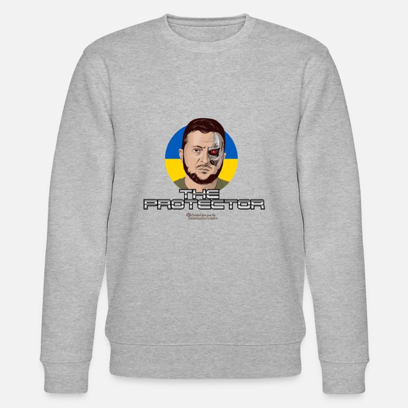 Zelensky Protector - Stanley/Stella CHANGER Unisex Organic Sweatshirt - heather grey