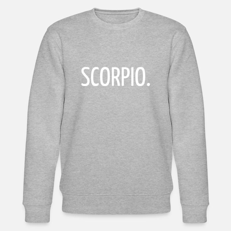 Skorpion - Stanley/Stella Unisex Bio-Sweatshirt CHANGER  - Grau meliert