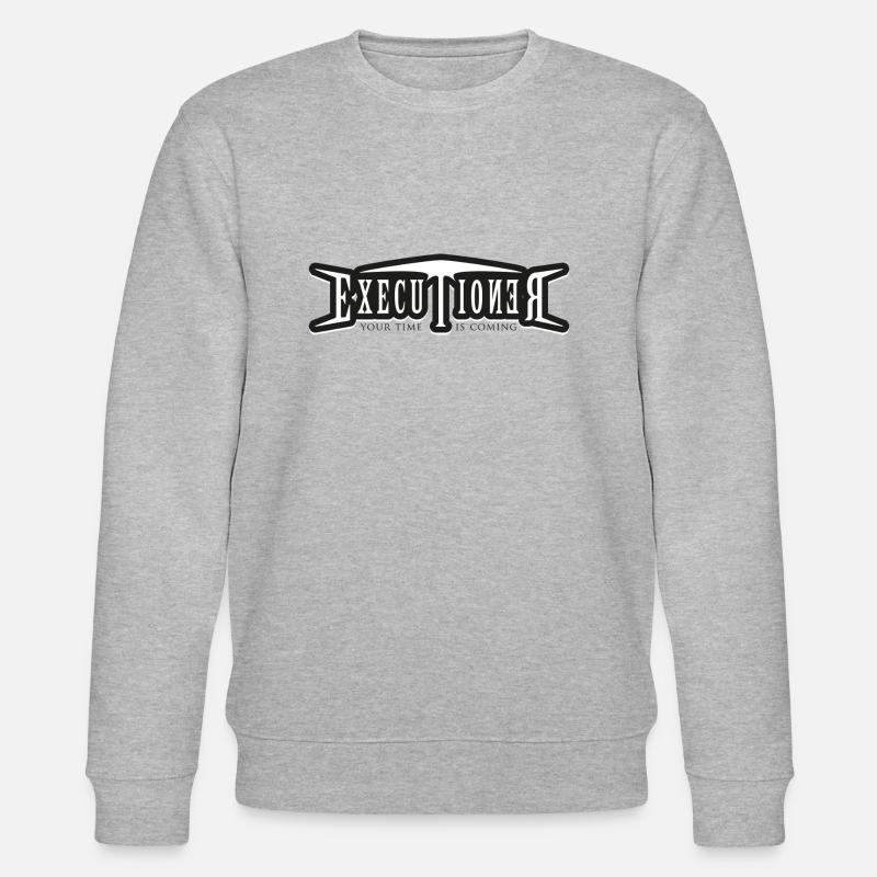 executioner - Stanley/Stella Unisex Bio-Sweatshirt CHANGER  - Grau meliert