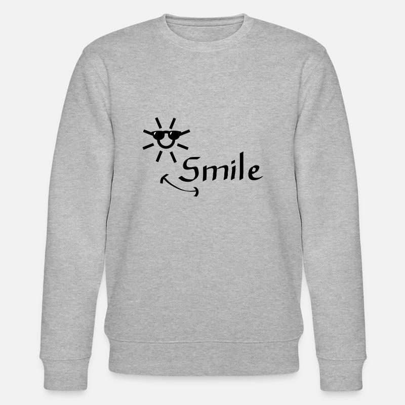 Smile - Stanley/Stella Unisex Bio-Sweatshirt CHANGER  - Grau meliert