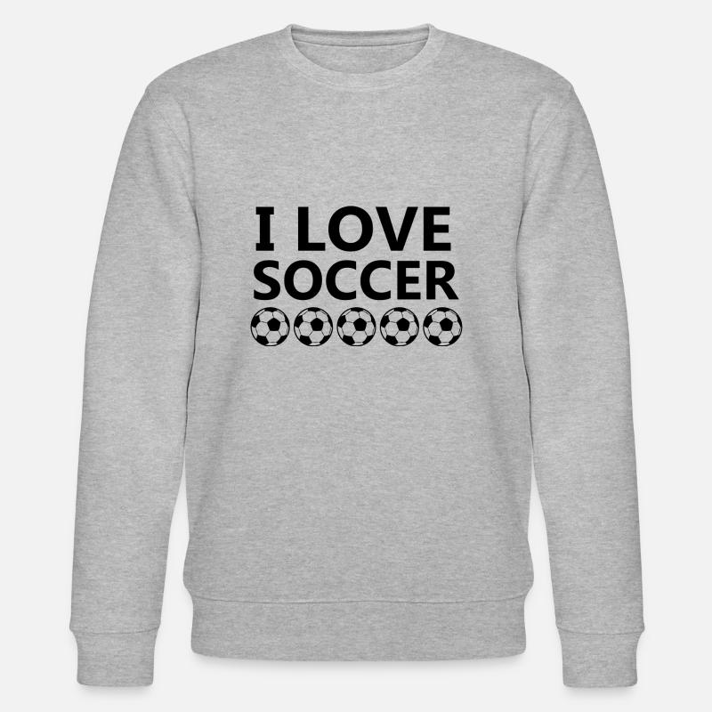 Fußball Soccer - Stanley/Stella Unisex Bio-Sweatshirt CHANGER - Grau meliert