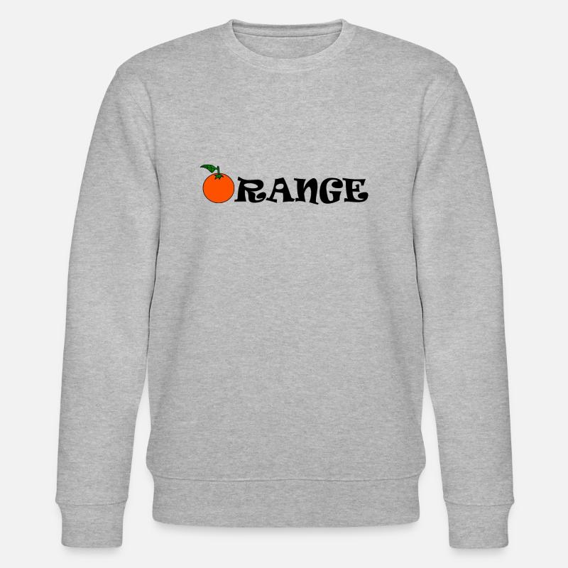 Orange - Sweat bio CHANGER Stanley/Stella Unisexe - gris chiné