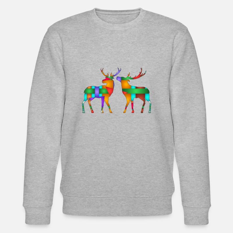 Cerf - Sweat bio CHANGER Stanley/Stella Unisexe - gris chiné