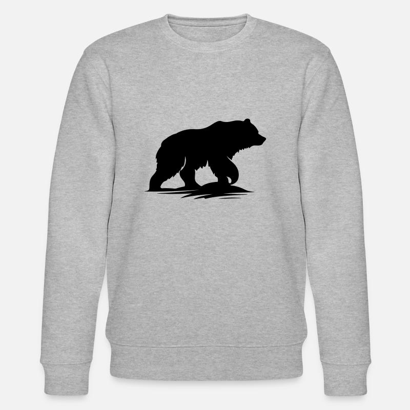 ours - Sweat bio CHANGER Stanley/Stella Unisexe - gris chiné