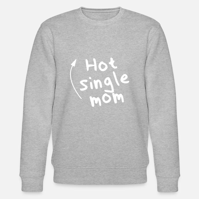 Maman célibataire chaude - Sweat bio CHANGER Stanley/Stella Unisexe - gris chiné
