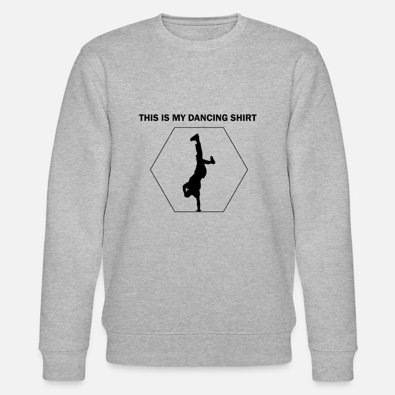 Dancing Dance Music - Stanley/Stella CHANGER Unisex Organic Sweatshirt - heather grey