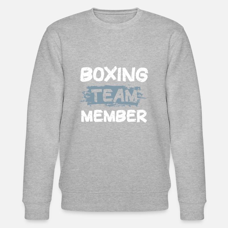 Boxing Team - Stanley/Stella Unisex Bio-Sweatshirt CHANGER  - Grau meliert