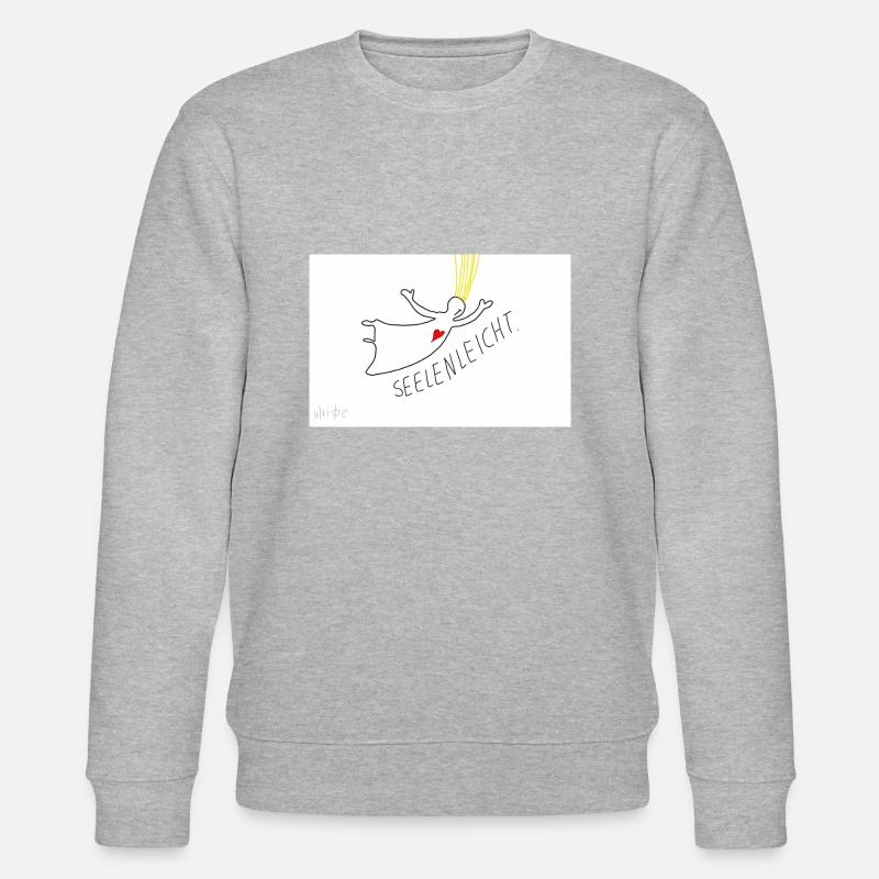 Seelenleicht - Stanley/Stella Unisex Bio-Sweatshirt CHANGER  - Grau meliert