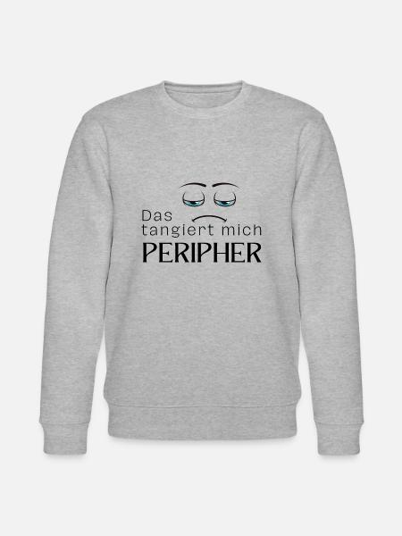 Das tangiert mich peripher - Stanley/Stella Unisex Bio-Sweatshirt CHANGER - Grau meliert