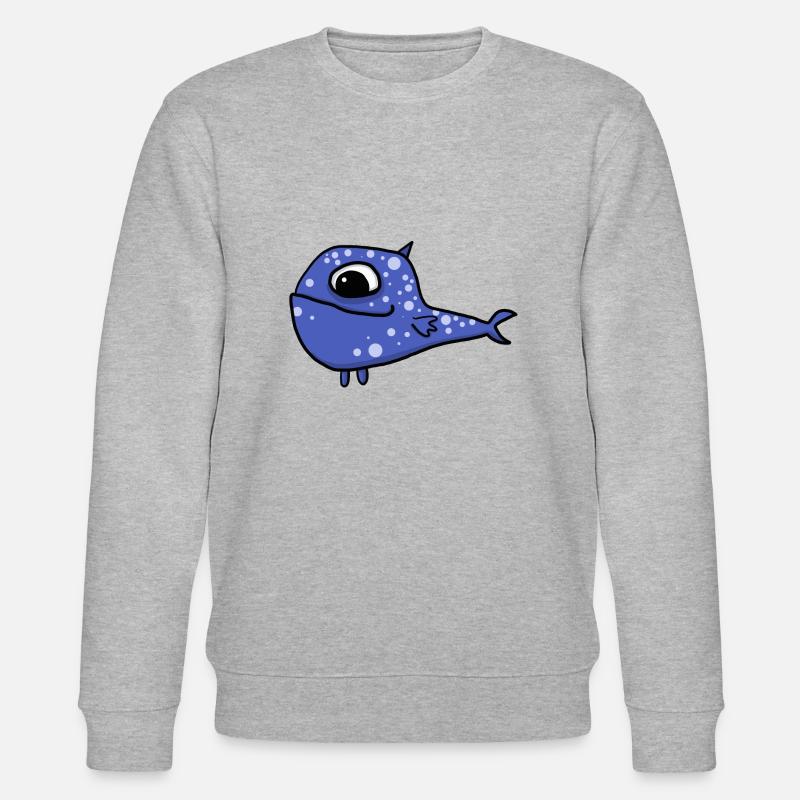 blauer Fisch - Stanley/Stella Unisex Bio-Sweatshirt CHANGER  - Grau meliert