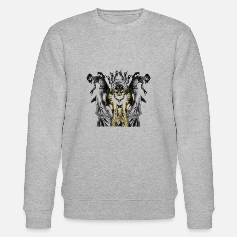 The Occult Dance - Stanley/Stella Unisex Bio-Sweatshirt CHANGER - Grau meliert