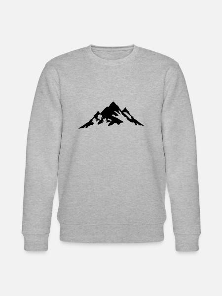 Berg, Berge - Stanley/Stella Unisex Bio-Sweatshirt CHANGER - Grau meliert