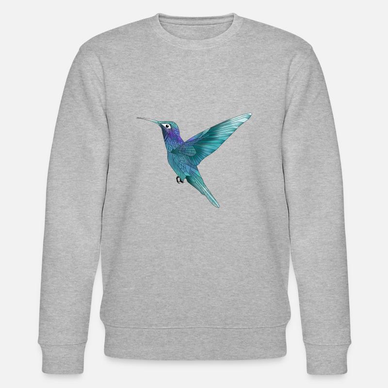 KOLIBRI - Stanley/Stella Unisex Bio-Sweatshirt CHANGER  - Grau meliert