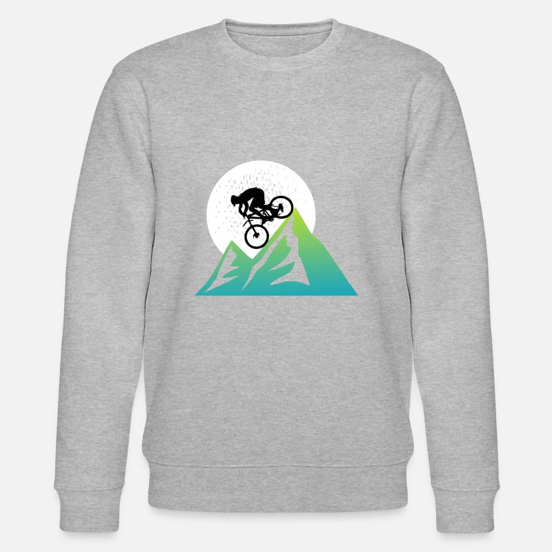 VTT biker vtt - Sweat bio CHANGER Stanley/Stella Unisexe - gris chiné
