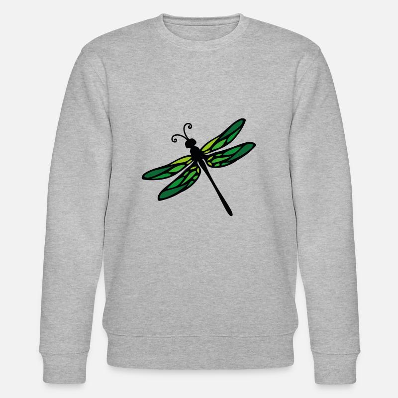 libellule - Sweat bio CHANGER Stanley/Stella Unisexe - gris chiné