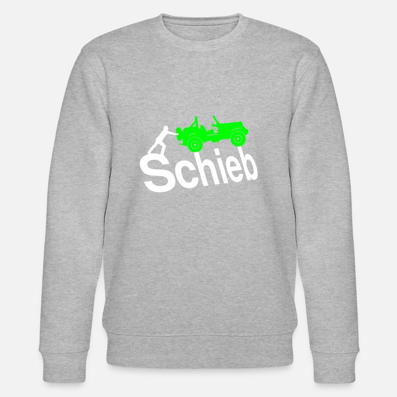 Schieb Jeep - Stanley/Stella Unisex Bio-Sweatshirt CHANGER  - Grau meliert