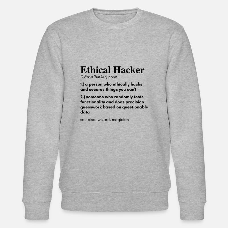 Hackers ethical | Hacker Design - Sweat bio CHANGER Stanley/Stella Unisexe - gris chiné