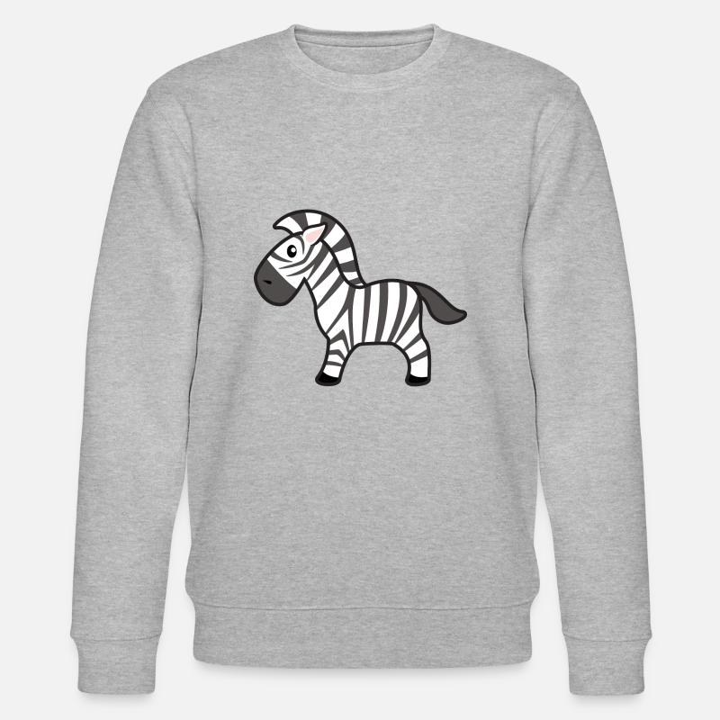 zebra - Sweat bio CHANGER Stanley/Stella Unisexe - gris chiné