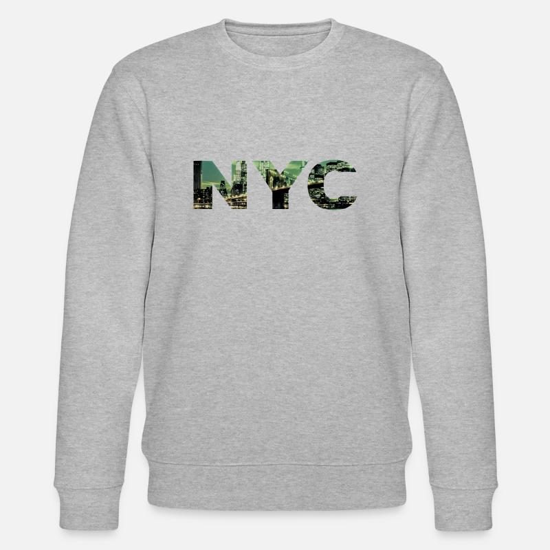 new york - Stanley/Stella Unisex Bio-Sweatshirt CHANGER  - Grau meliert