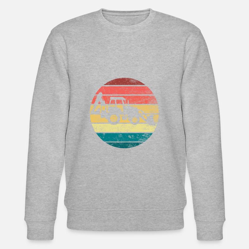 Traktor - Stanley/Stella Unisex Bio-Sweatshirt CHANGER  - Grau meliert